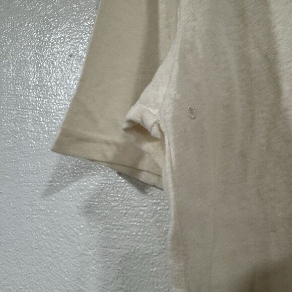 Ch. Carolina Herrera Mens Essential Oversized T Shirt Size Small Beige Crème - Picture 12 of 16